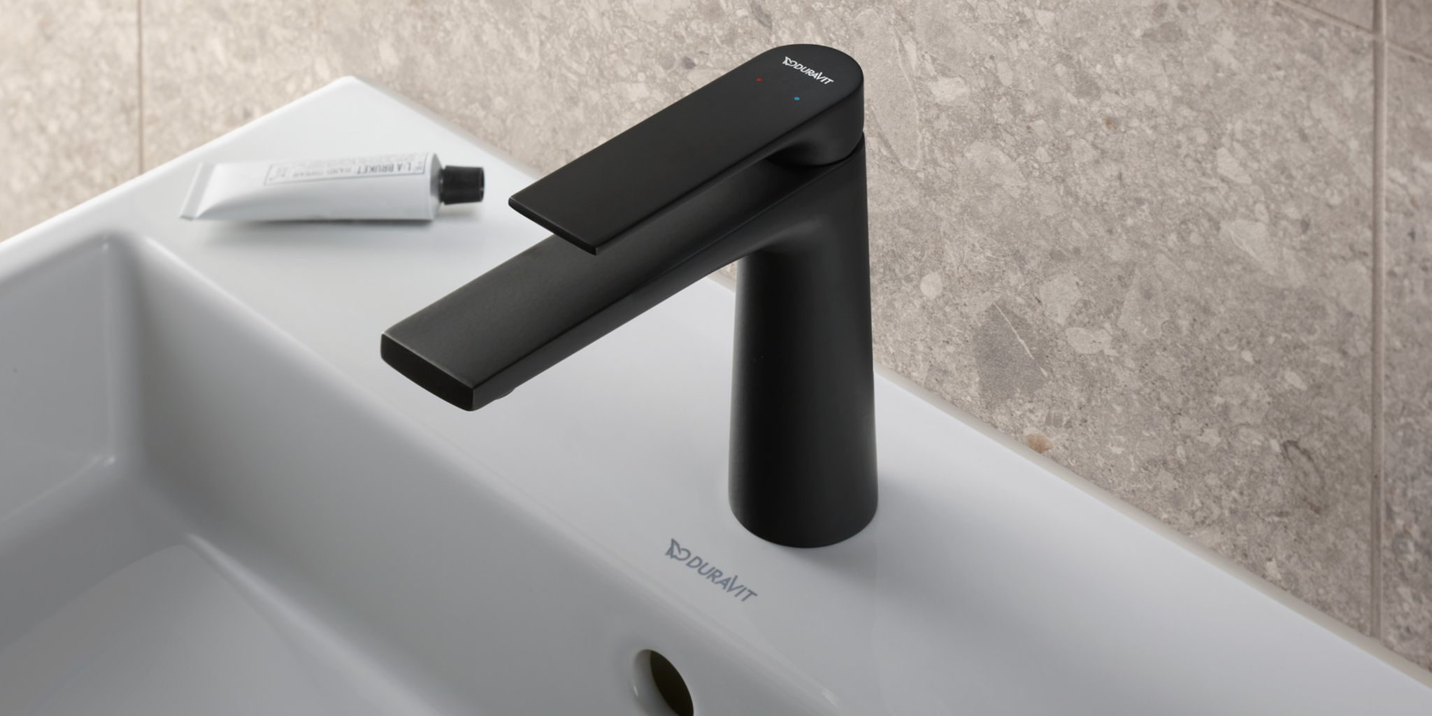 Matte black faucet