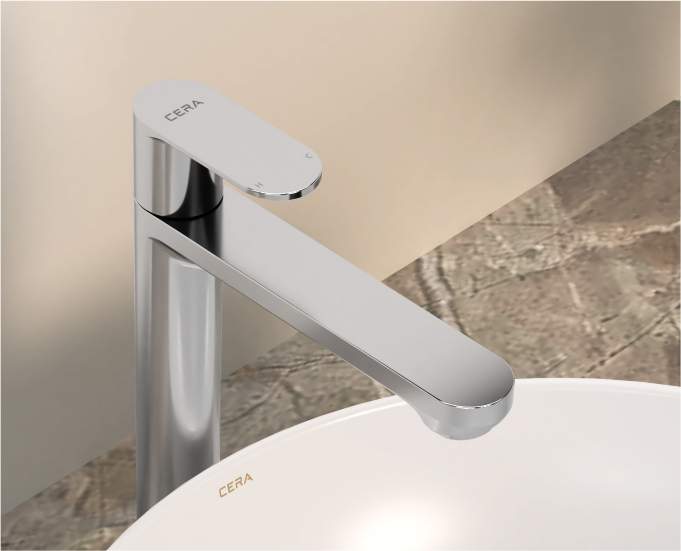 CERA chrome faucet